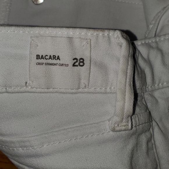 Hudson Bacara Crop Straight Cuffed Jeans - Picture 3 of 12